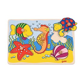 Пазл-вкладиш goki Морські мешканці 57515G-4