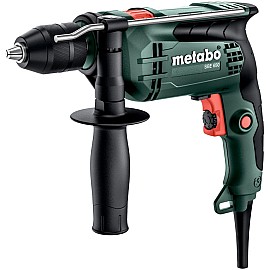 Дриль ударна Metabo SBE 650, швидкозажимний патрон, коробка