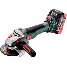 Шліфмашина кутова акумуляторна Metabo WVB 18 LTX BL 15-125 Quick, 125мм, 18В 2*5.5Ач, 2500-10000об / хв, М14, metaBOX 165 L, 2кг