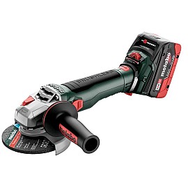 Шліфмашина кутова акумуляторна Metabo WVB 18 LT BL 11-125 Quick, 125мм, 18В 2*5.5Ач, 2800-10000об / хв, М14, 1.8кг