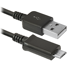 Кабель Defender USB08-03H USB 2.0 AM-MicroBM 1.0m, пакет (87473)