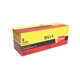 Батарейка KODAK EXTRA HEAVY DUTY 6F22 1 шт. коробка