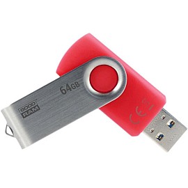 Flash Drive Goodram UTS3 Twister 64GB USB 3.0 (UTS3-0640R0R11) Red
