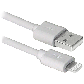 Кабель Defender ACH01-03BH USB(AM)-Lightning White 1m, Blister