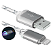 Кабель Defender ACH03-03LT USB(AM)-Lightning GrayLED Backlight 1m