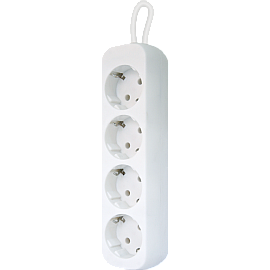 Сетевой фильтр Defender E450 5.0m 4 роз White (99227)