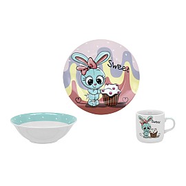 Дитячий набір LIMITED EDITION SWEET BUNNY, 3 предмета