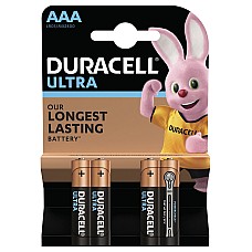 Батарейка DURACELL LR03 KPD 04*10 Ultra уп. 1x4 шт.
