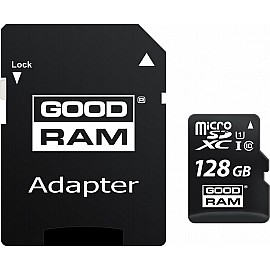 Картка пам'ятi GOODRAM microSDXC 128GB Class 10 UHS I+ ad