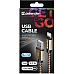 Кабель Defender ACH01-03T USB(AM)-Lighting 1m, 2.1A Gold (87806)