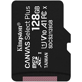 Картка пам'ятi KINGSTON microSDXC 128Gb Canvas Select+ A1 (R100/W85)