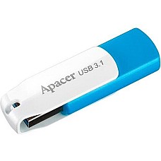 флеш-драйв APACER 64GB USB 3.1 AH357 Blue / White (AP64GAH357U-1)