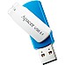 флеш-драйв APACER 64GB USB 3.1 AH357 Blue / White (AP64GAH357U-1)