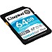 Картка пам'ятi KINGSTON SDXC 64 GB Canvas Go+ U3 V30 (R170/W70)