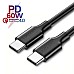 Кабель Ugreen US286 Type-C - Type-C 3A Cable 2м Black