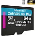 Картка пам'ятi KINGSTON 64GB microSDXC C10 UHS-I U3 A2 (SDCG3/64GBSP)