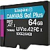Картка пам'ятi KINGSTON 64GB microSDXC C10 UHS-I U3 A2 (SDCG3/64GBSP)