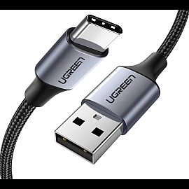 Кабель Ugreen US288 USB - Type-C Cable Aluminum Braid 1.5м (Black)