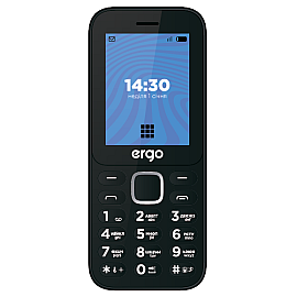 Мобільний телефон ERGO E241 Dual Sim Black