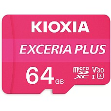 Картка пам'ятi KIOXIA Exceria plus microSDXC 64Gb Class 10 U3 V30 + ad