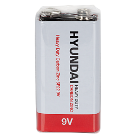 Батарейка Hyundai 6F22 Shrink 1 Heavy Duty