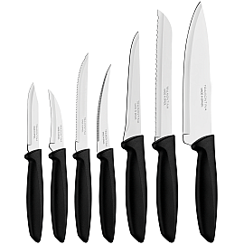 Набір ножів TRAMONTINA Plenus black, 7 предметів