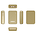 Портативное зарядное устройство Eveready PX10M - 10000 mAh Mini (Gold)