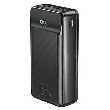 Портативний зарядний пристрій XO PR201 - 30000 mAh PD65W for laptop (Black)