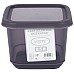 Контейнер для сипучих Violet House 0297 Transparent Black 0.5 л
