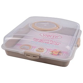 Тортівниця Violet House 0036 Каризма Cappucino 13х38х38 см