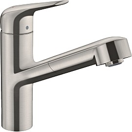 Змішувач для кухні Hansgrohe Focus M42, довж.виливу - 225мм, витяжний, 1важіль, KM150, сталь