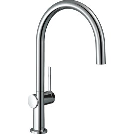 Змішувач Hansgrohe Talis M54 для кухонної мийки / 72804000 / 220мм, 1-струменевий / поворотний / важіль збоку / форма округла / хром