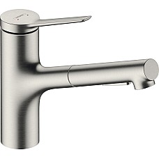 Змішувач для кухні Hansgrohe Zesis M33, довж.виливу - 219мм, витяжний, 1важіль, KM150sBoxlite, сталь