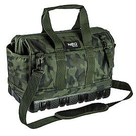 Сумка Neo Tools CAMO, туристична, камуфляжна, нейлон 600D, посилена, 40x22x33см