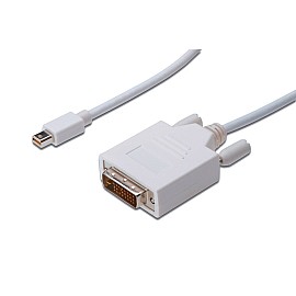 Кабель ASSMANN MiniDisplayPort to DVI (AM/AM) 1.0m, white