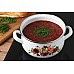 Каструля Ardesto Magic Flowers, скляна кришка, 1.5 л, біла, емальована