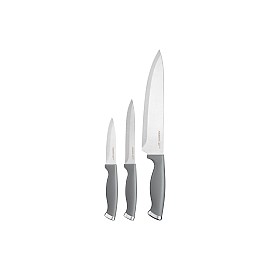 Набір ножів Ardesto Gemini Gourmet 3 пр., сірий, нержавіюча сталь, пластик