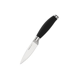 Кухонний ніж для чистки овочів Ardesto Gemini, 20,5 см, довжина леза 8,9 см, чорний, нерж.сталь, пластик