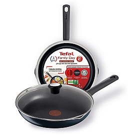 Сковорідка з кришкою Tefal Family Day 26 см, алюміній