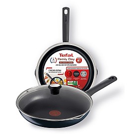 Сковорідка з кришкою Tefal Family Day 28 см, алюміній