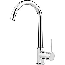 Змішувач для кухні Deante Luno, дл.зливу - 180мм, поворотний, 1 важіль, хром