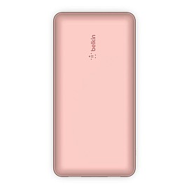 Універсальна літієва батарея Power Bank Belkin 20000mAh 15W Dual USB-A, USB-C Rose Gold