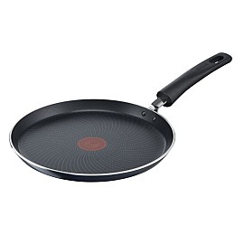 Сковорода Tefal Generous Cook для млинців, 25 см, покриття Titanium, індукція, Thermo-Spot, алюм., чорний