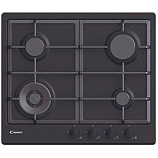 Варильна поверхня Candy газова, 60см, чавун, конфорка з подвійним рядом полум'я, чорний Варильна поверхня Candy газова, 60см, чавун, конфорка з подвійним рядом полум'я, чорний