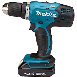 Шуруповерт-дриль Makita DDF453SYX4, акум, 18В, 1.5Ah х 2шт., -400 / 0-1300 об / хв, 42Нм, 1.6кг, кейс