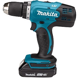 Шуруповерт-дриль Makita DDF453SYX5, акум, 18В LXT, 1.5Ah х 1шт., 400 / 0-1300 об / хв, 42Нм, 1.6кг, кейс