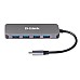 USB-Концентратор D-Link DUB-2340 3xUSB3.0, 1xUSB3.0 (Швидка зарядка), 1xUSB-C / PD, USB-C USB-Концентратор D-Link DUB-2340 3xUSB3.0, 1xUSB3.0 (Швидка зарядка), 1xUSB-C / PD, USB-C