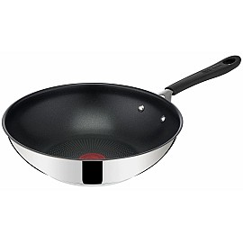 Сковорідка ВОК Tefal Jamie Oliver Home Cook, 28 см, нержавіюча сталь, БЕЗ кришки