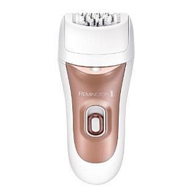 Эпилятор Remington EP7500 Smooth & Silky, моющаяся головка, 2 скорости, 5 насадок, белый / розовый