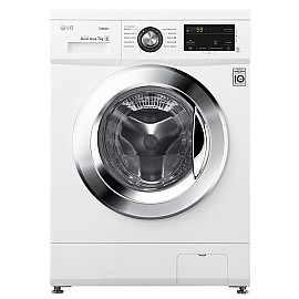 Стир. машина с фронт. загр. LG F2J3HS2W, 7кг, 1200, A+++, Пар, глубина 44см, Дисплей, Инвертор, Белый